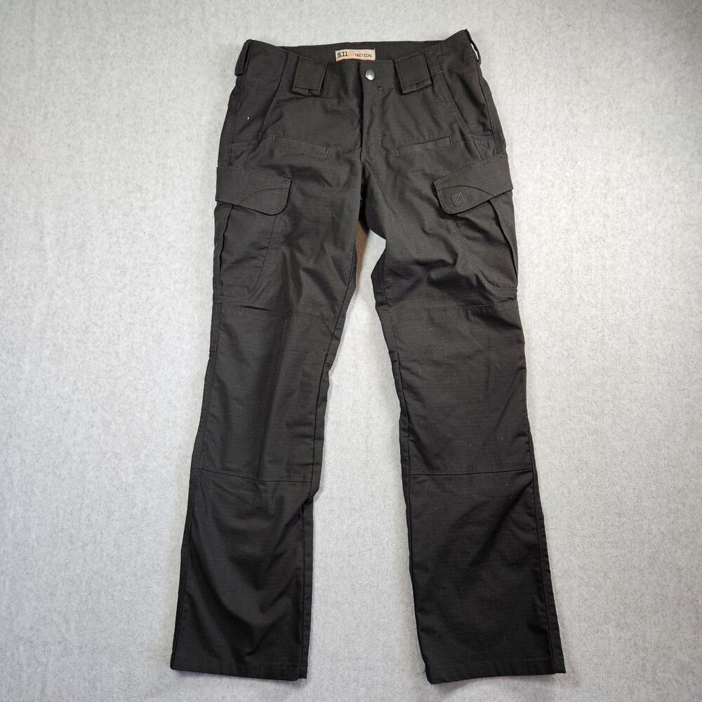 5.11 Tactical Women’s Taclite Pro Cargo Pants Black Ripstop Size 4 Regular